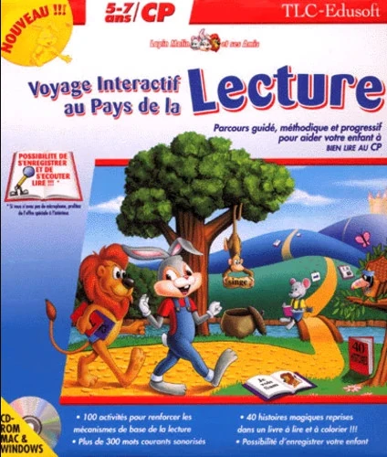 Lapin Malin : Voyage au pays de la lecture Cover